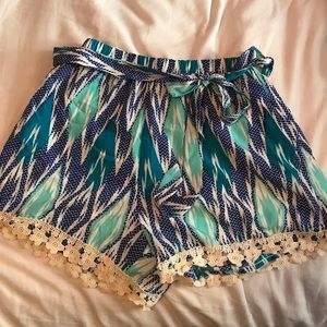 Peach Love flowy shorts